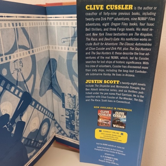 Book - The Thief - Harcover Novel by Clive Cussler - Picture 3 of 5